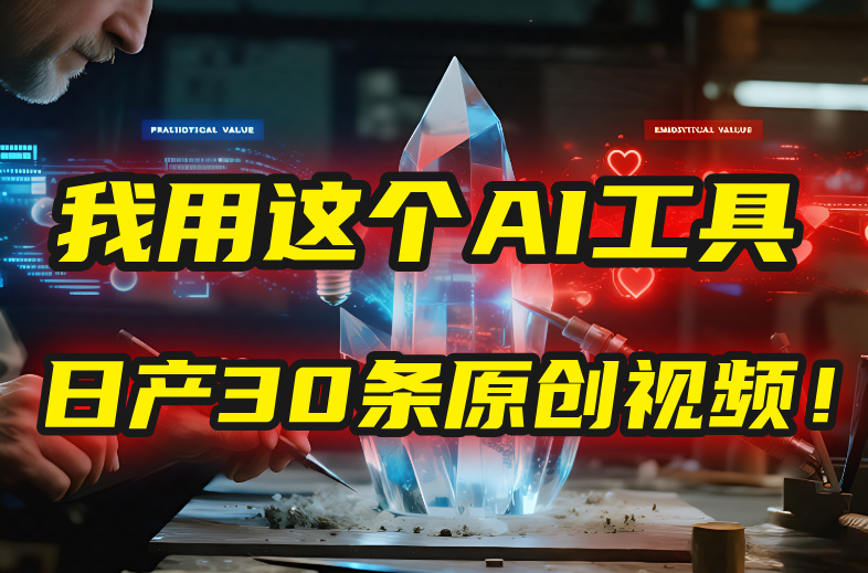 别再真人出镜了！我用这个AI工具，1张照片就能日产30条原创视频！-资源智库