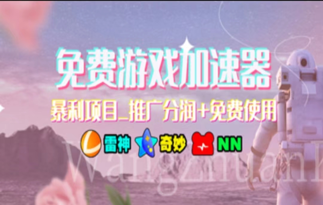 游戏加速器推广，一个月几百到几千的小项目，你看的上么？-资源智库