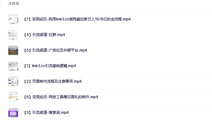link3.cc聚合链接引流，日引流50＋精准粉-资源智库