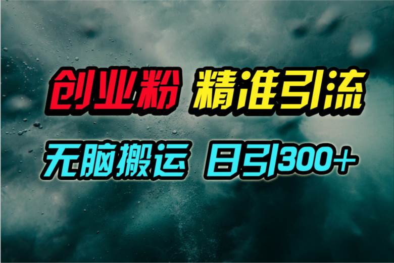 视频号纯搬运日引300+创业粉教程！-资源智库