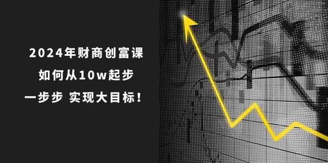 2024年 财商-创富课：如何从10w起步，一步步 实现大目标！-资源智库